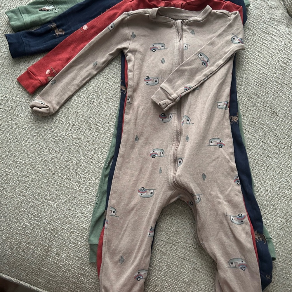 Cozy Beige Kids One Piece Pajamas